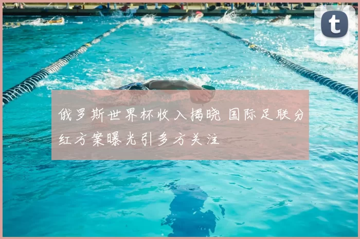 俄罗斯世界杯收入揭晓 国际足联分红方案曝光引多方关注